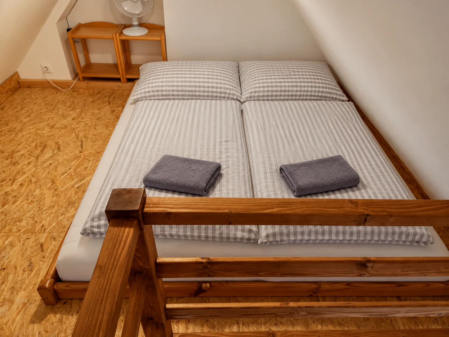 Die Galerie im Schlafzimmer 2 mit zwei Einzelbetten