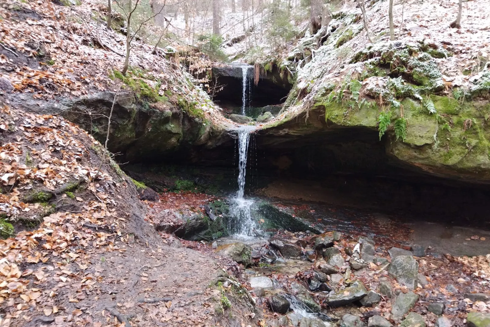 Chřibská waterfalls